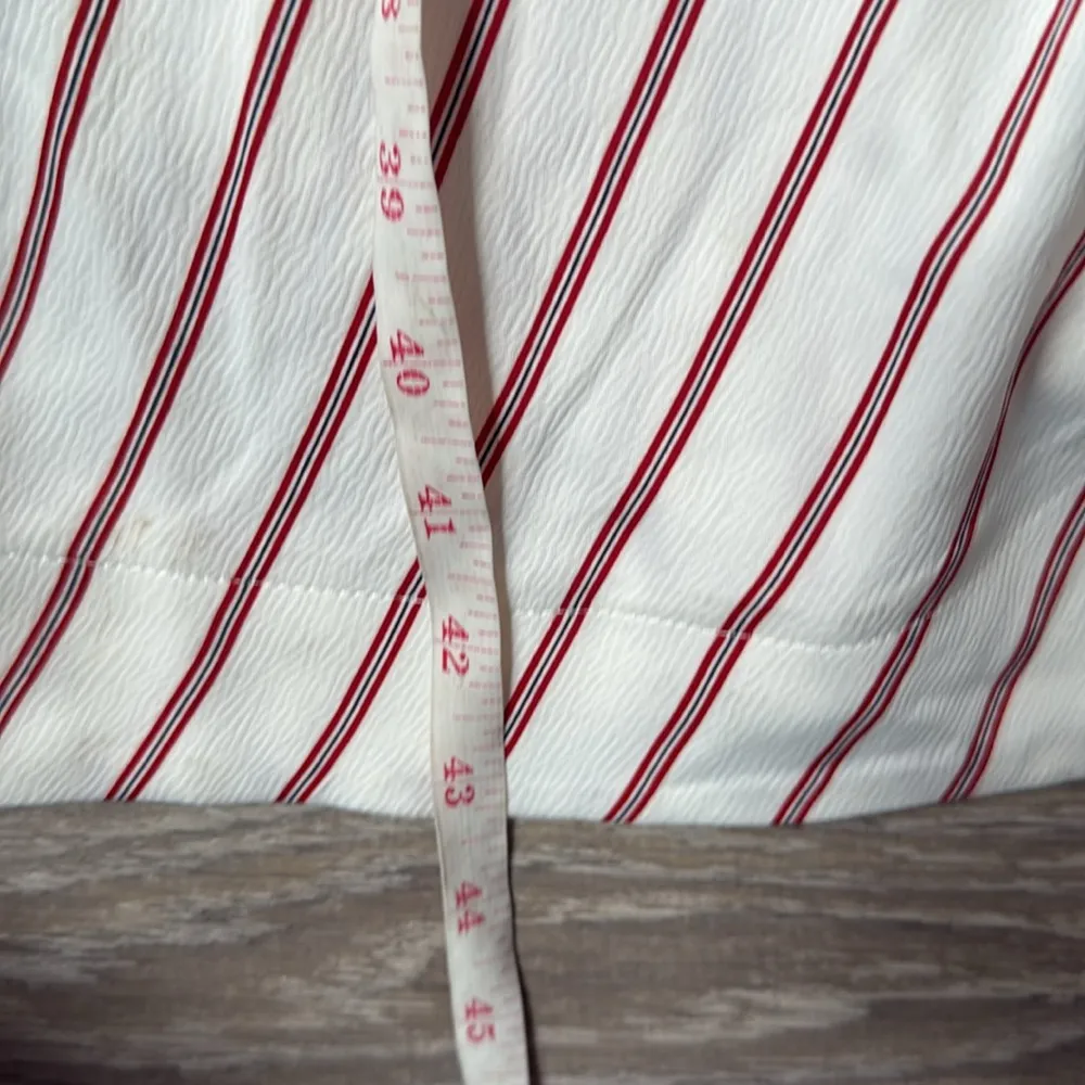 Maje Rabano Striped Suspender Midi Dress Small - Image 14