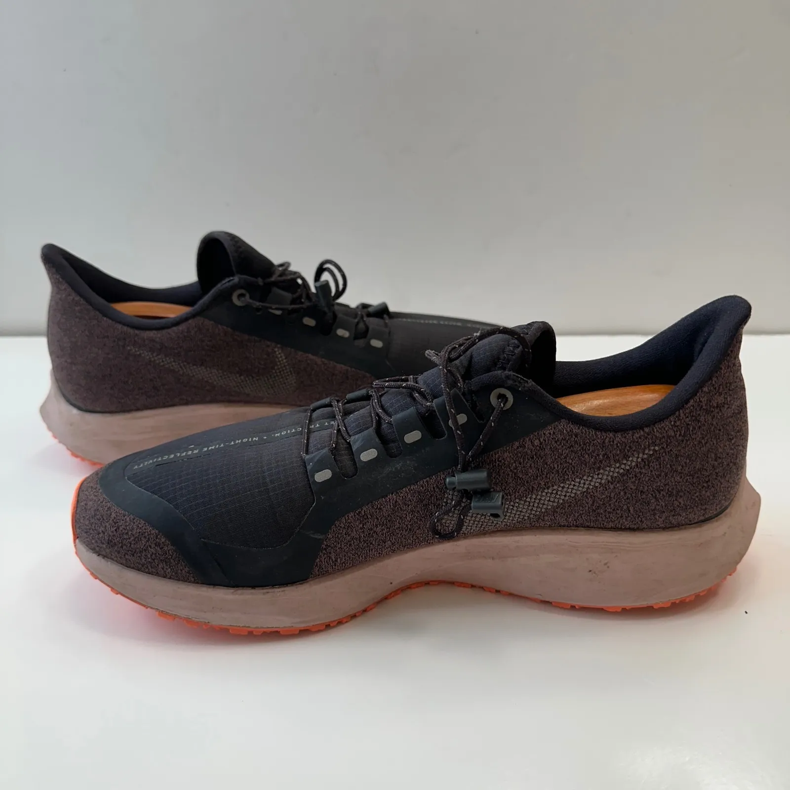 Nike Air Zoom Pegasus 35 RN Shield‎ Oil Grey Women's Size 9.5 Running Shoes - Image 6