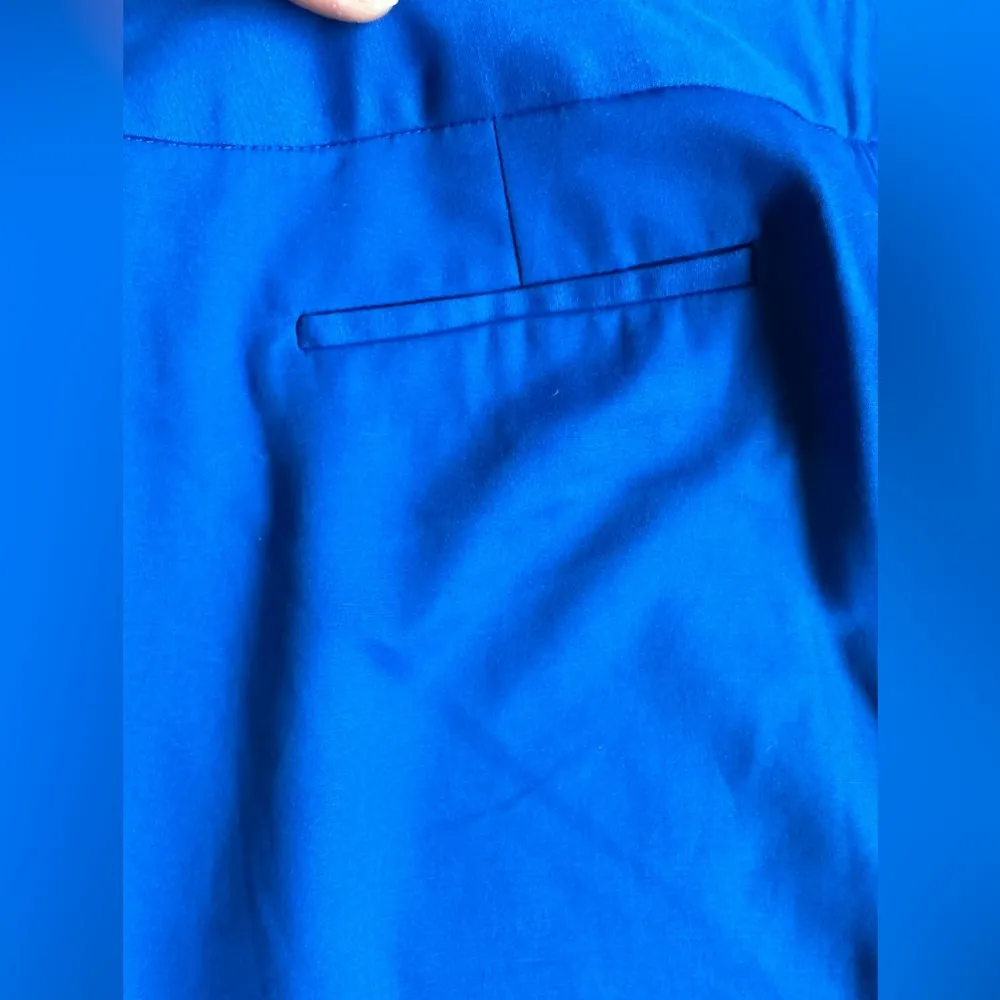 Rafaella Curvy Capri Pants SZ 12 1 Button Zipper And 2 Clip Hooks Front Closure - Image 4