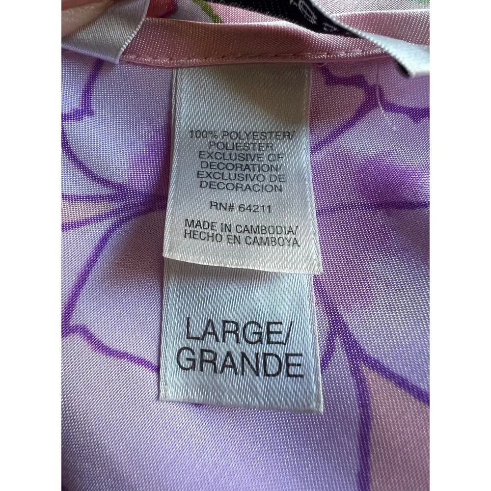 Delicates floral lace satin nightgown - Image 8