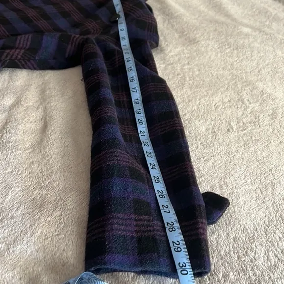 Pendleton plaid pea coat size small - Image 8