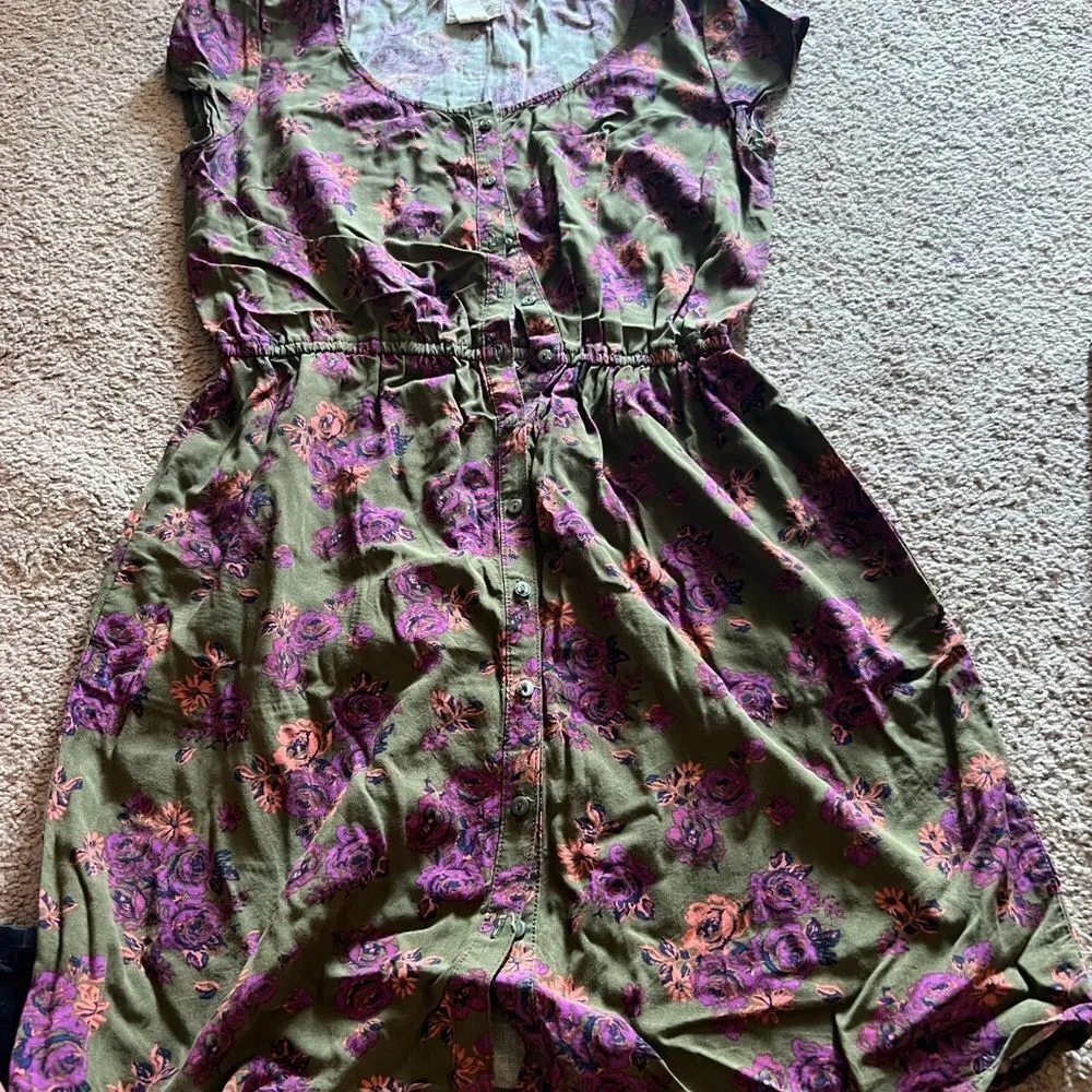 Levi’s floral xs dress - Image 3