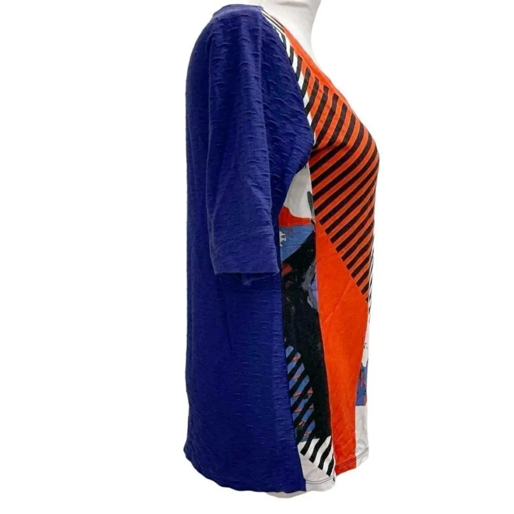 Aventures Des Toiles Size 40 Top Blouse Wearble Art Lagenlook - Image 3