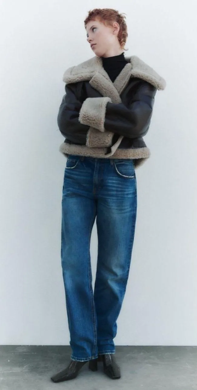 Black Patent Glossy Shine Leather Ankle Boots Block Heel Square Toe - Image 6