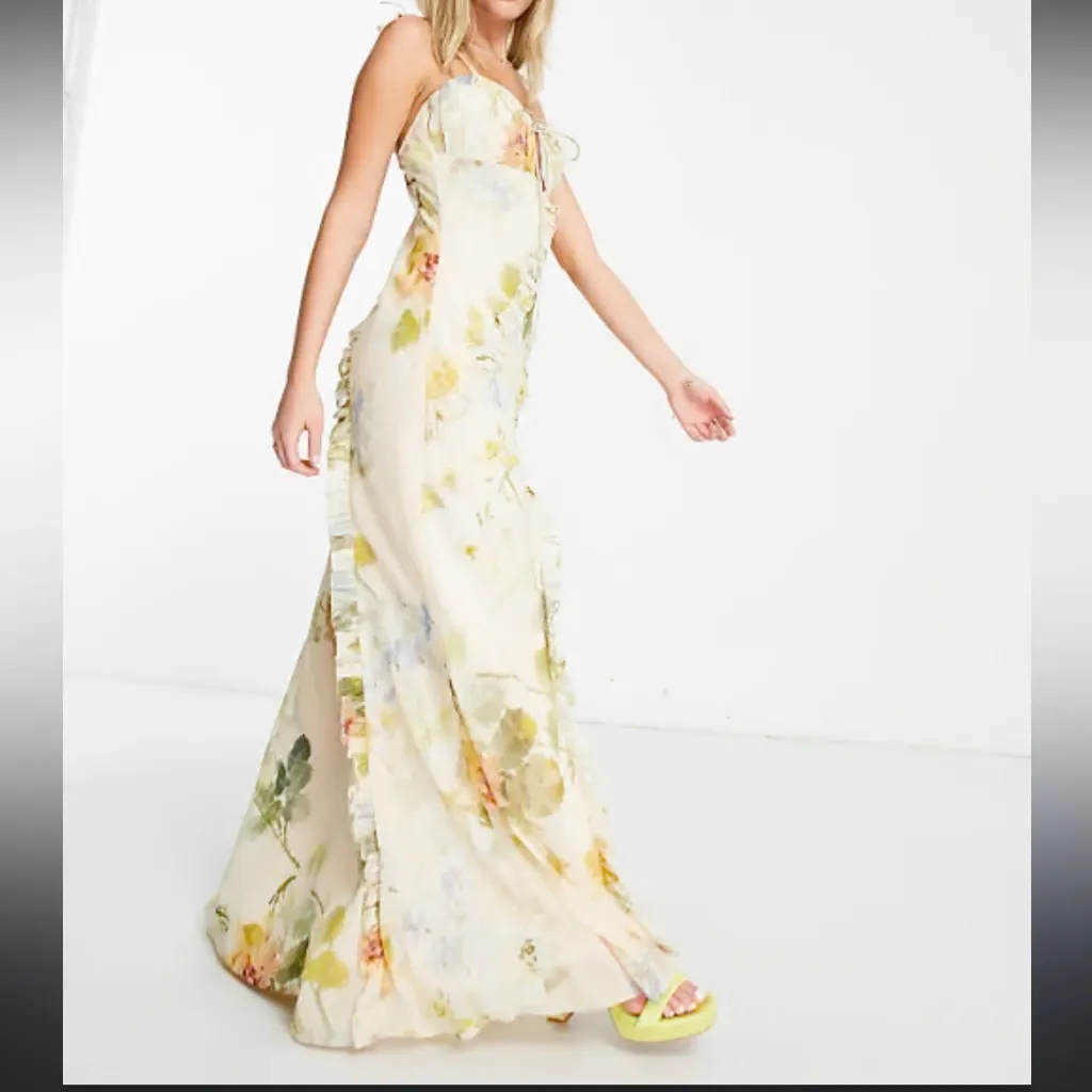 Hope & Ivy Floral Ruffle Maxi Dress - Image 11