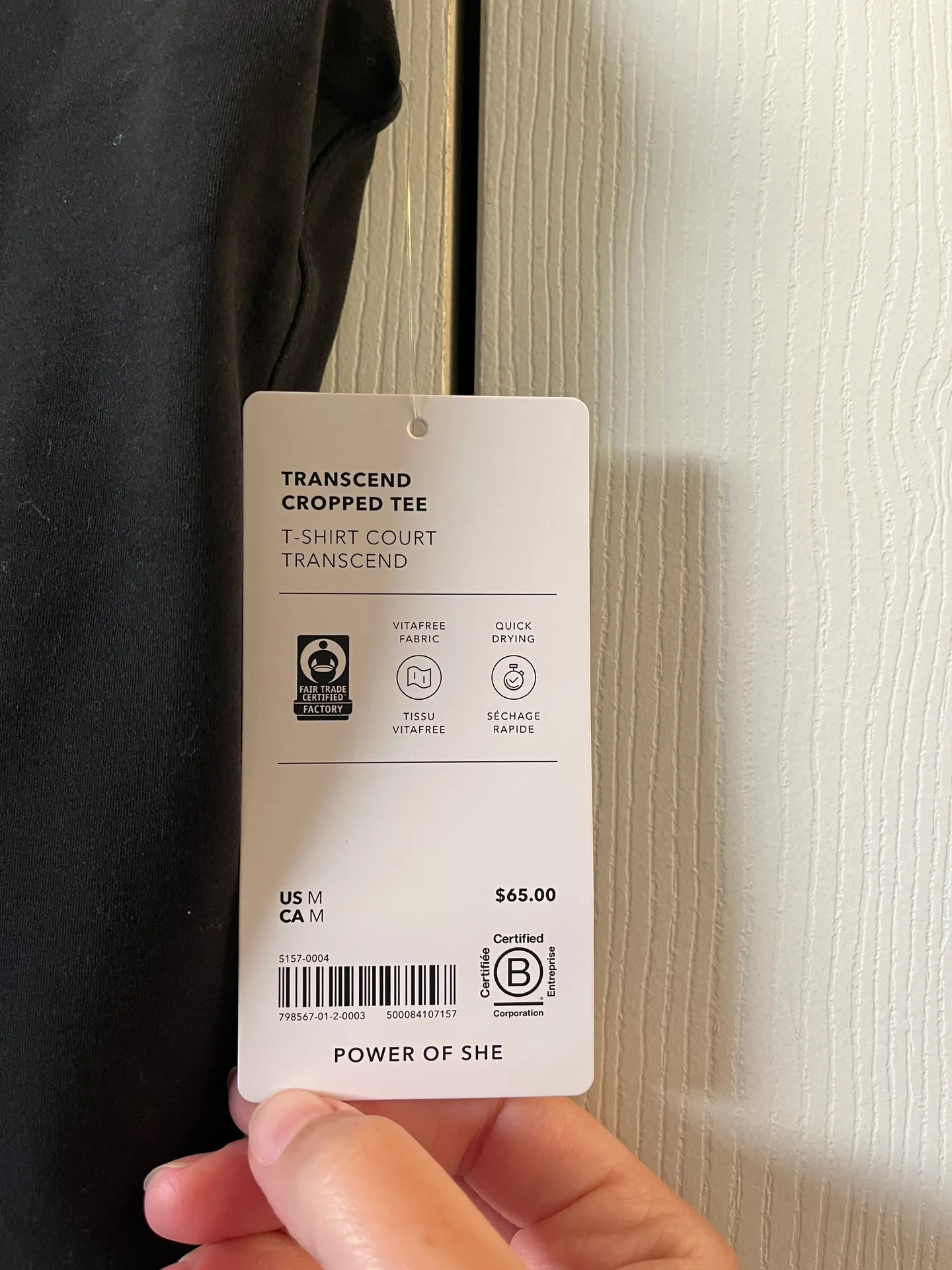 Transcend Cropped Tee - Image 4