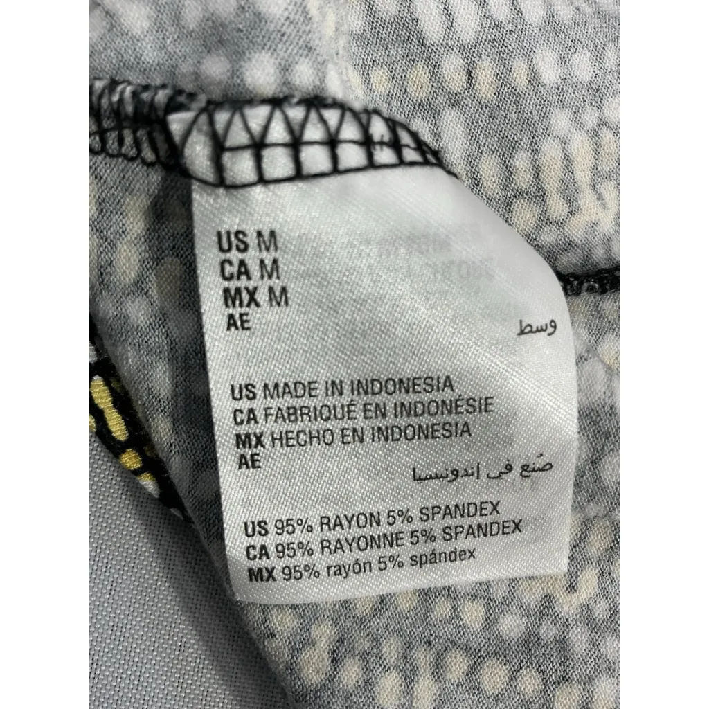 Womans JM Collection Medium Multicolor Scoop Neck Long Sleeve Pullover Blouse - Image 4