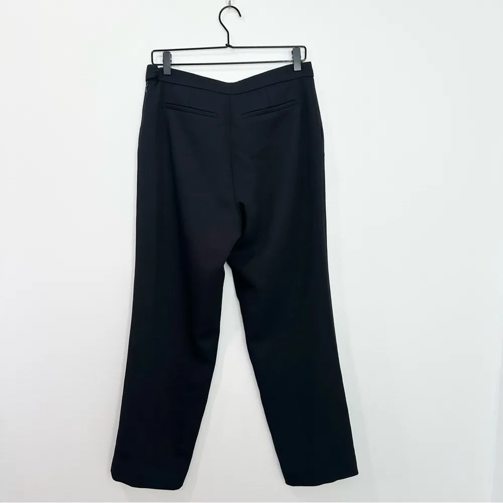 Aritzia Babaton Brett Flat Front Black Trouser Pant Japanese Fabric size 6 - Image 3