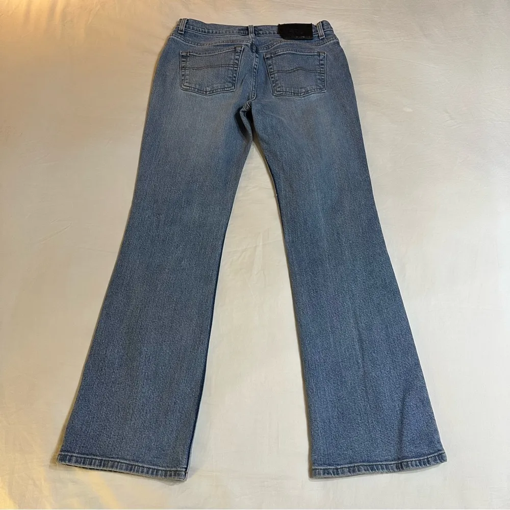 BCBGMAXAZRIA Bootcut Medium Wash Jamil Jeans Juniors 7/8 R - Image 5