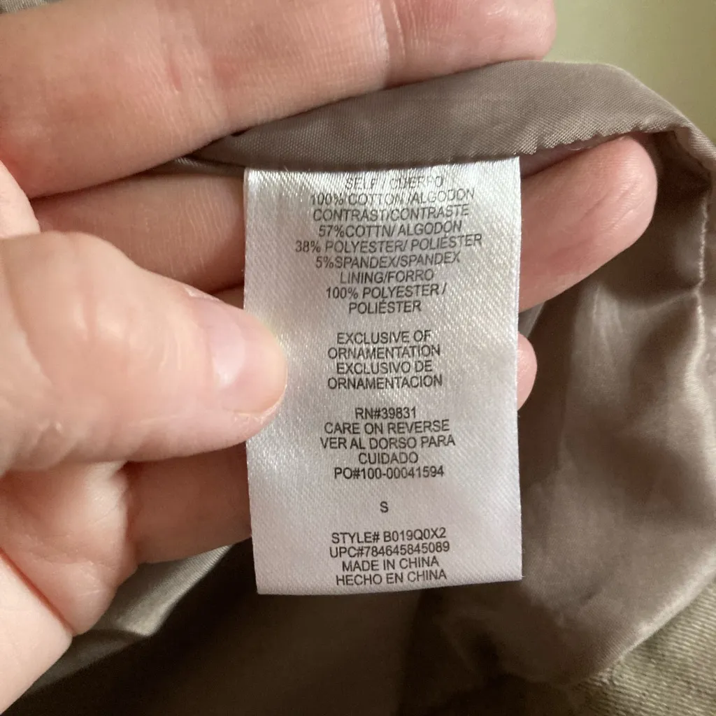 Democracy  Sleeveless Taupe Oversized Vest A - Image 3