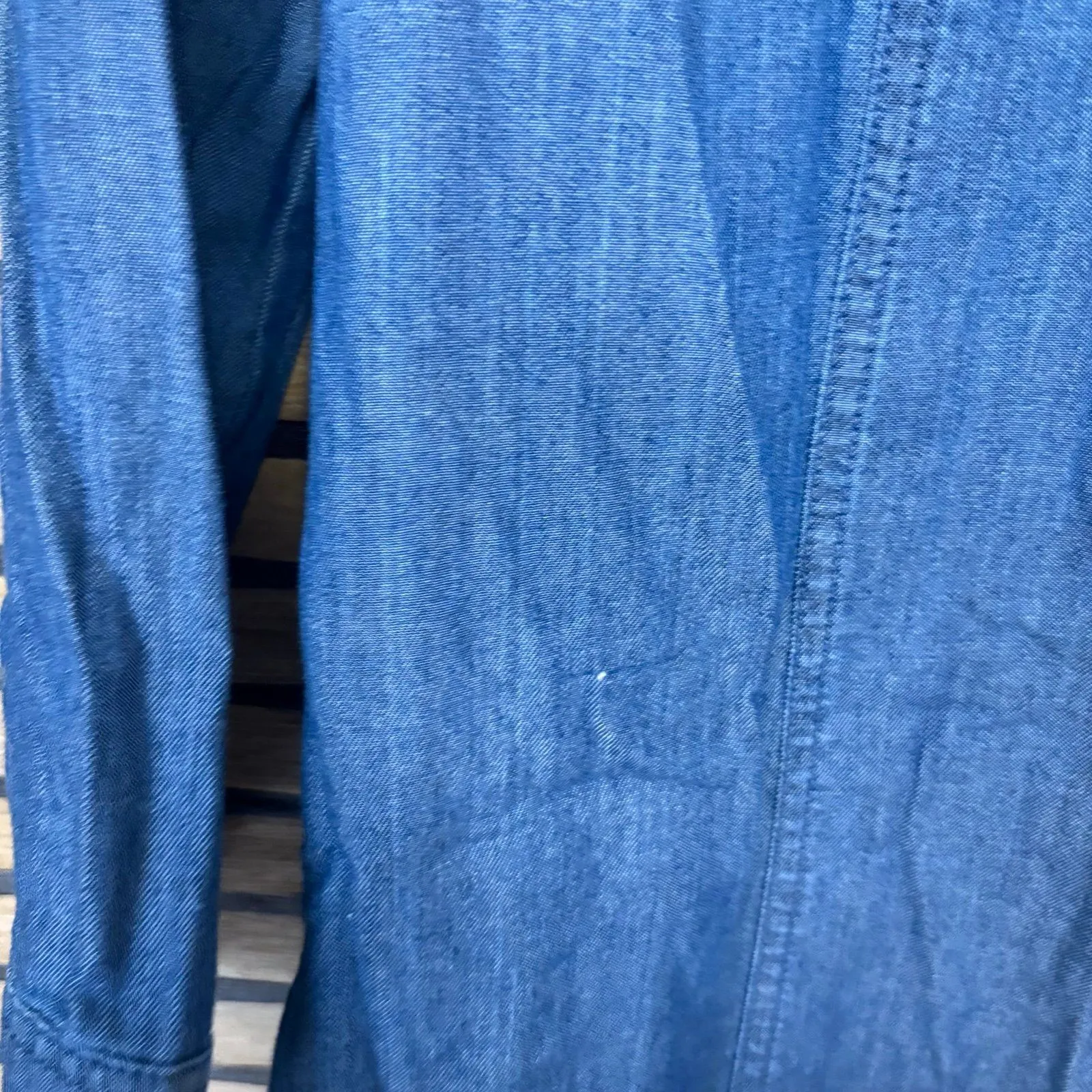 Chico’s Denim Button Up Dress Size 0 (Size 4) - Image 6