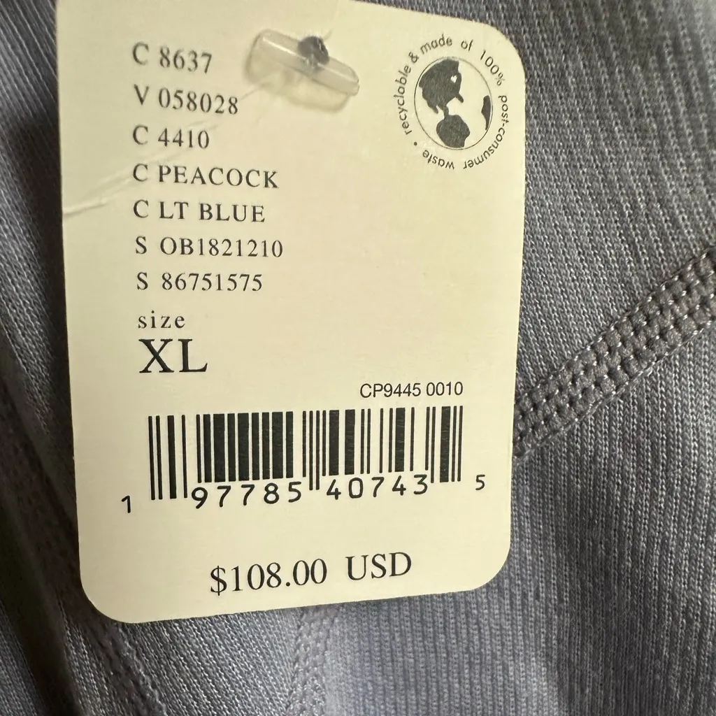 Free People Peacock Lite Blue Leggings - Image 7