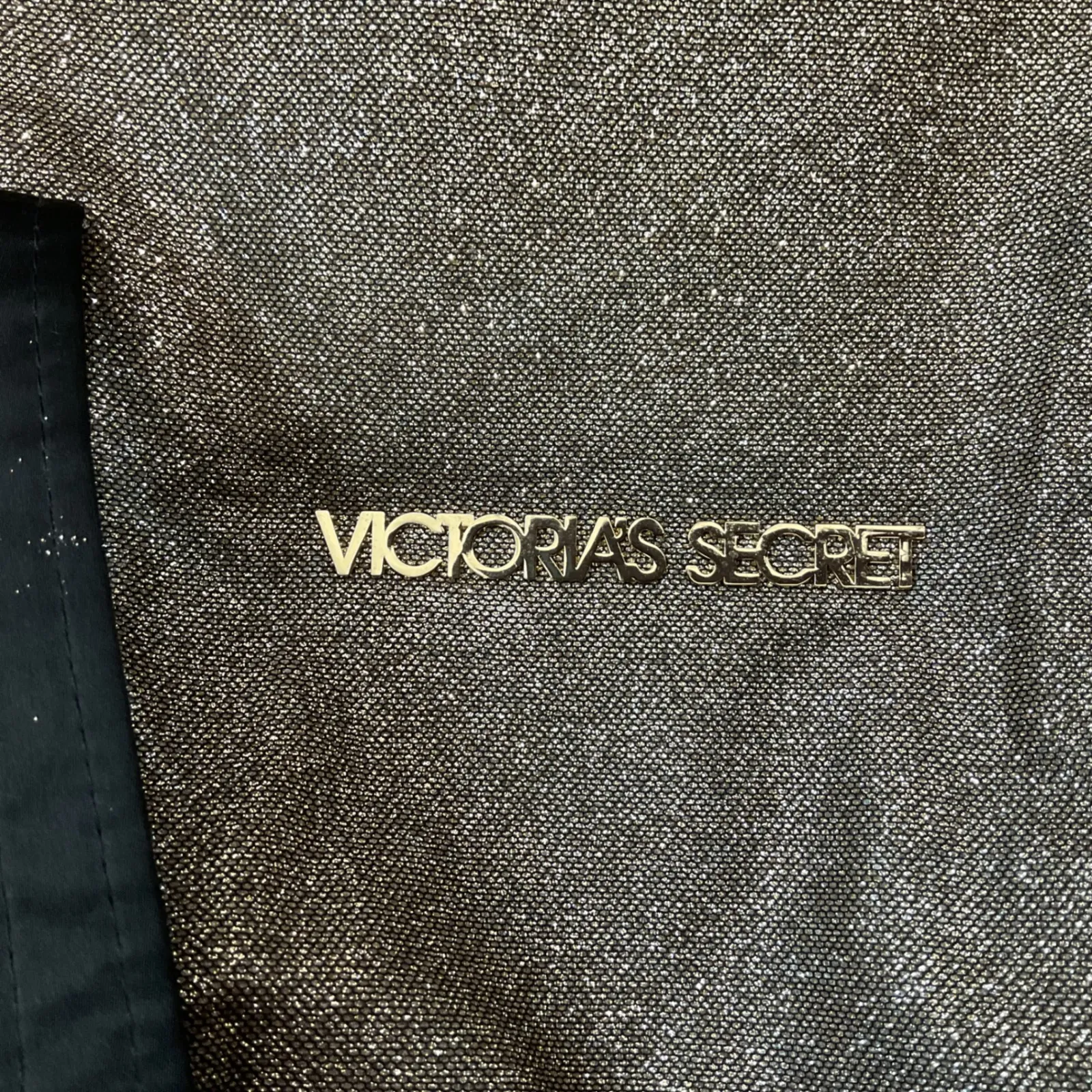 Victoria's Secret‎ Glitter Tote Bag Sparkle Carryall Travel Gym - Image 5