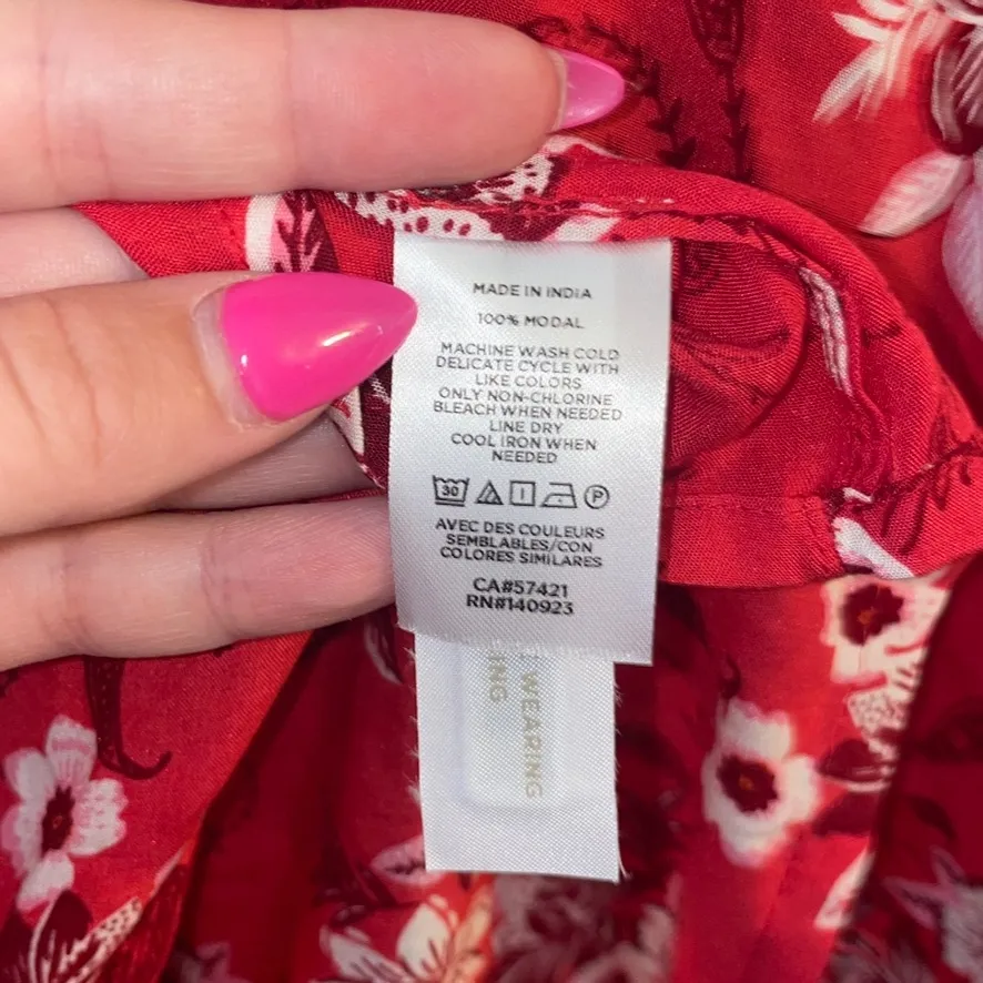 Ann Taylor Loft Floral Kimono Lightweight Blouse - Image 4