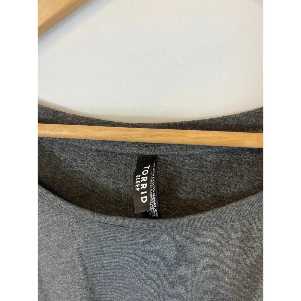 Torrid Dream Fleece Long Sleeve Scoop Neck lounge Sweater size 2X - Image 5