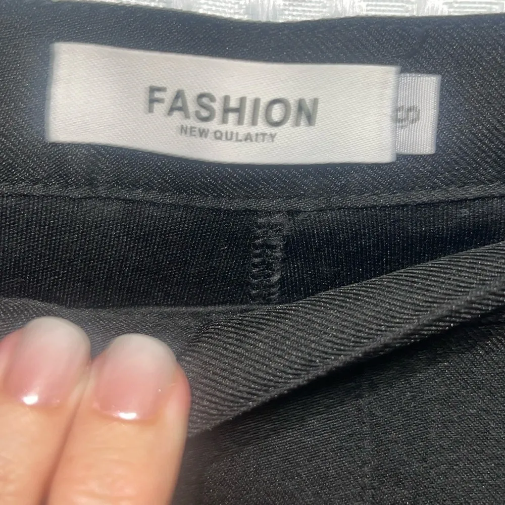 Fashion Mini Skort Womens Size S Black Pleated Schoolgirl Preppy Academia Naval - Image 3