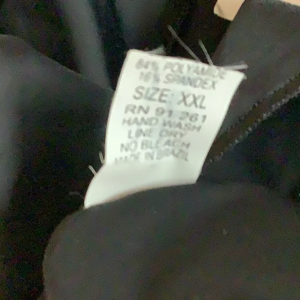 Latin Angel Size XXL Black Ruffle Danceskirt/Swimsuit Cover Up Skirt. New - Image 6