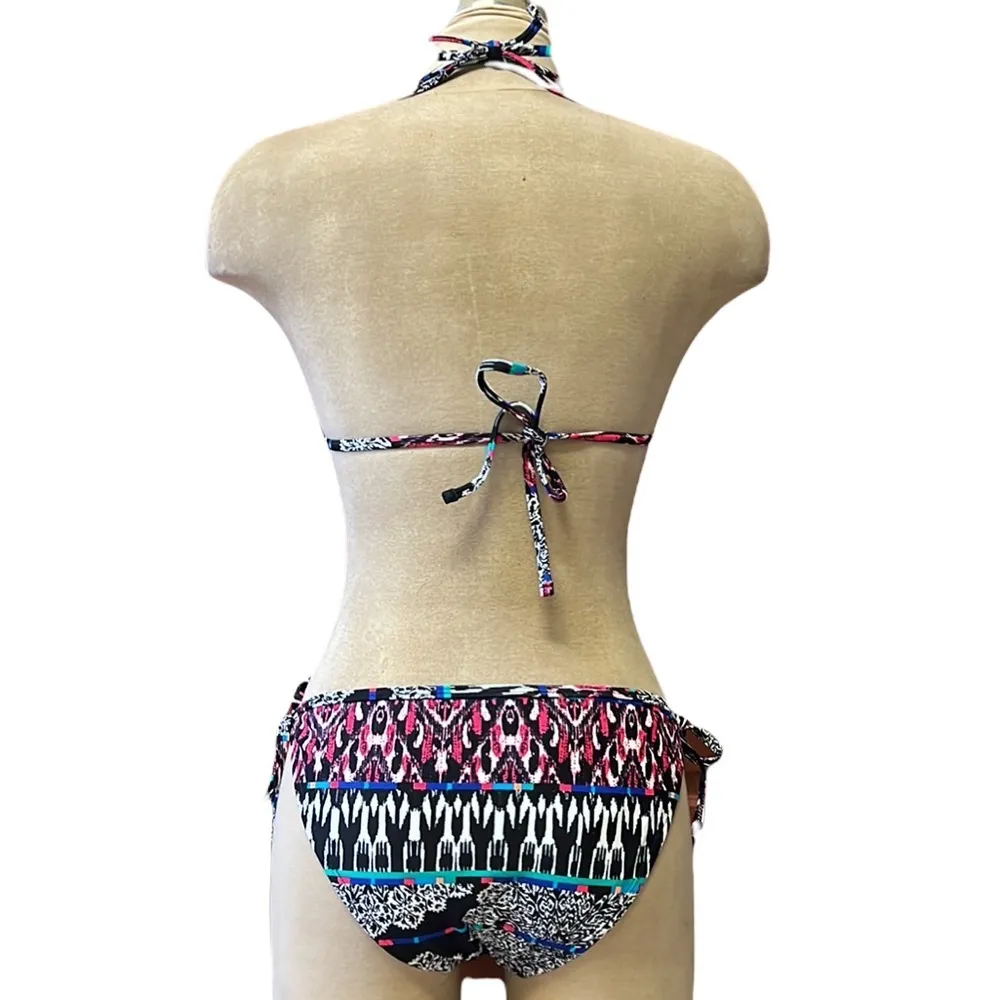 Express Bikini Swimsuit Swim Tribal Geometric String XS New - Image 2