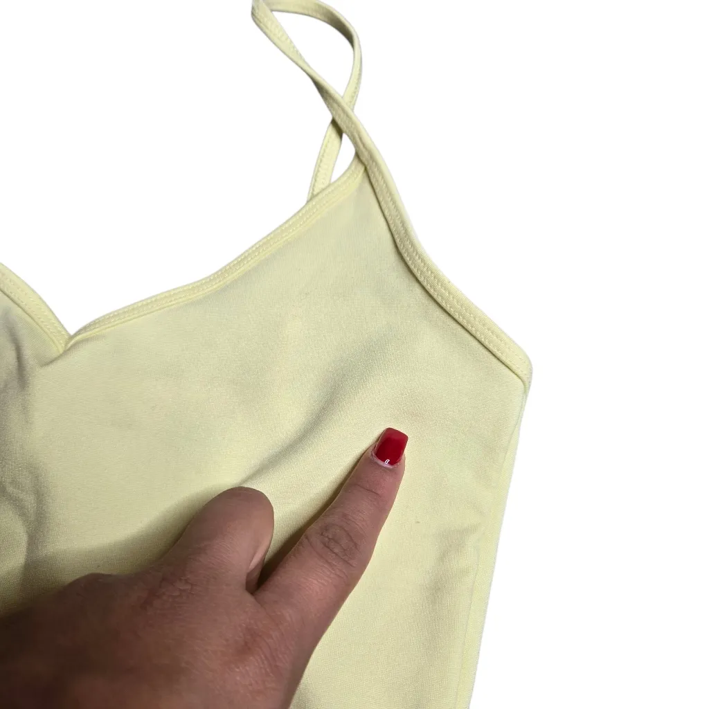 Sunday Best Yellow Cropped Cami - Image 3