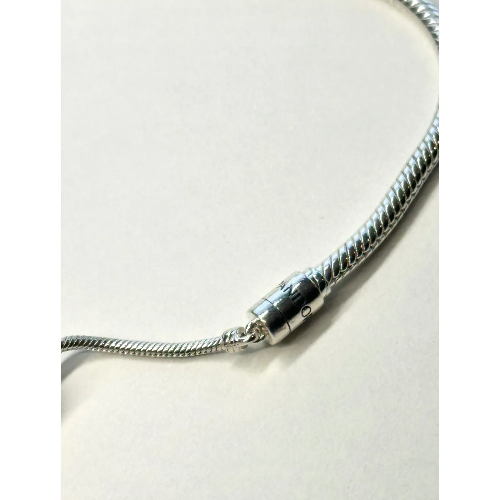 Pandora Snake Chain Slider Sterling Silver Bracelet - Image 3