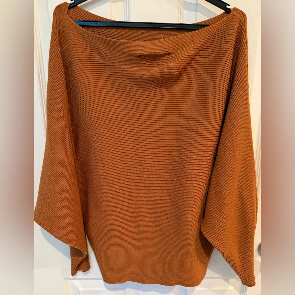 Forever 21 Rust Poncho Sweater - Image 2
