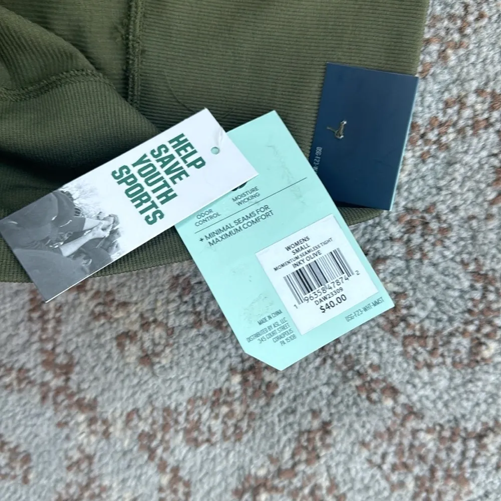 DSG Momentum High Rise Seamless Leggings Inky Olive Small Green - Image 4