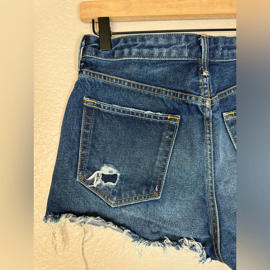 Revolve Grlfrnd Denim Cindy High Rise Cut Off in Babylon size 28 Distressed $148 - Image 15