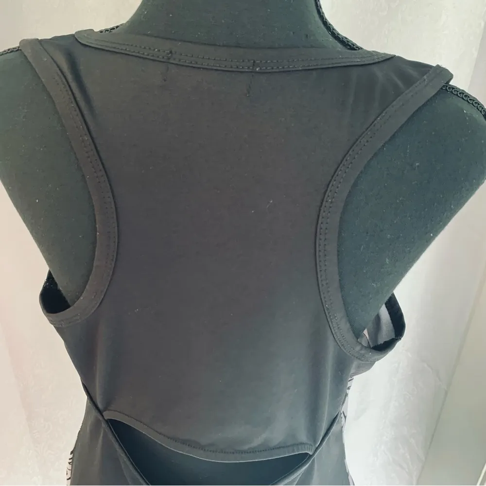 RAMPAGE DAMASK PRINT JERSEY DRESS Sz: L - Image 5