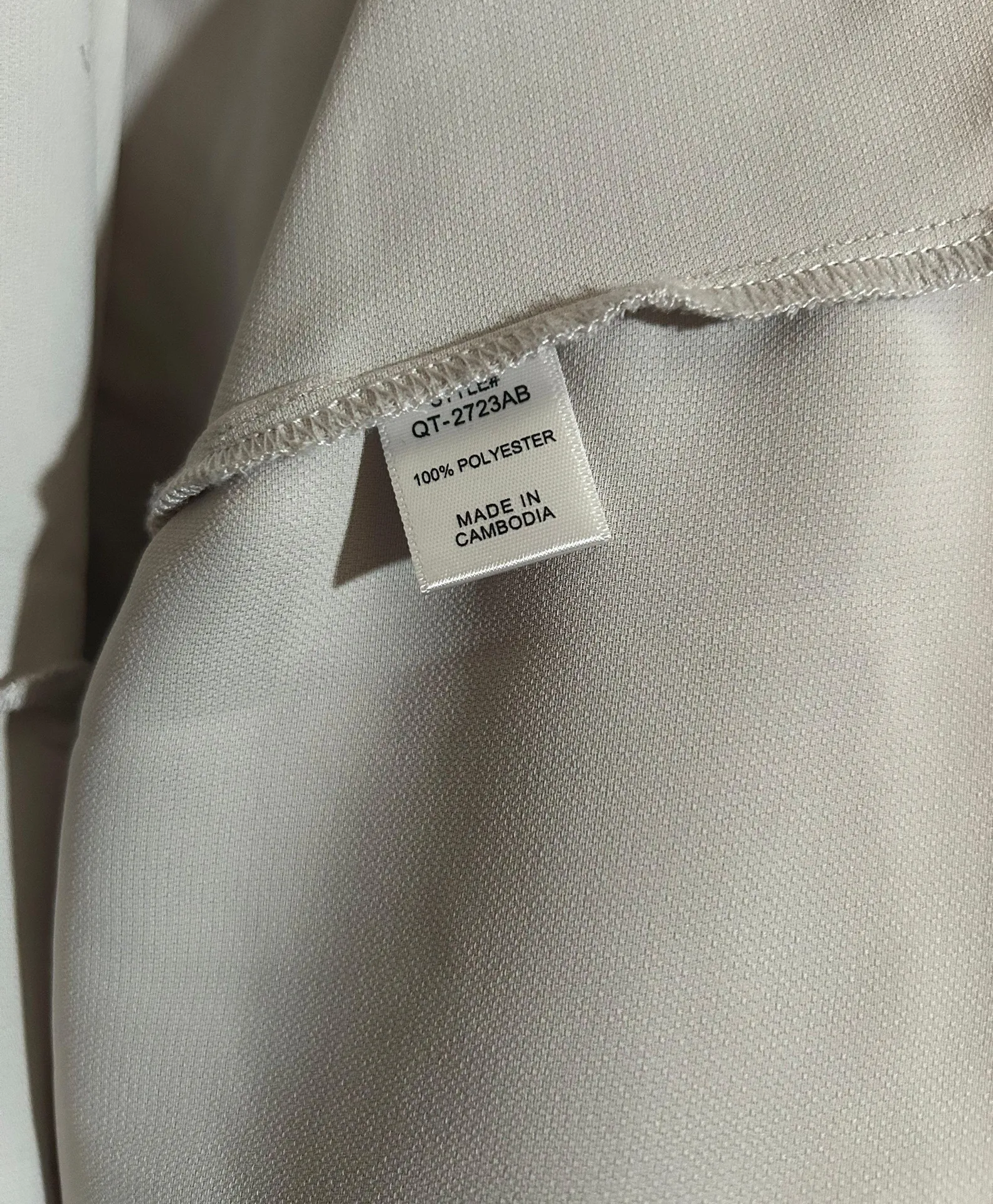 Gray 3/4 Sleeve Elegant  Blouse XL - Image 4