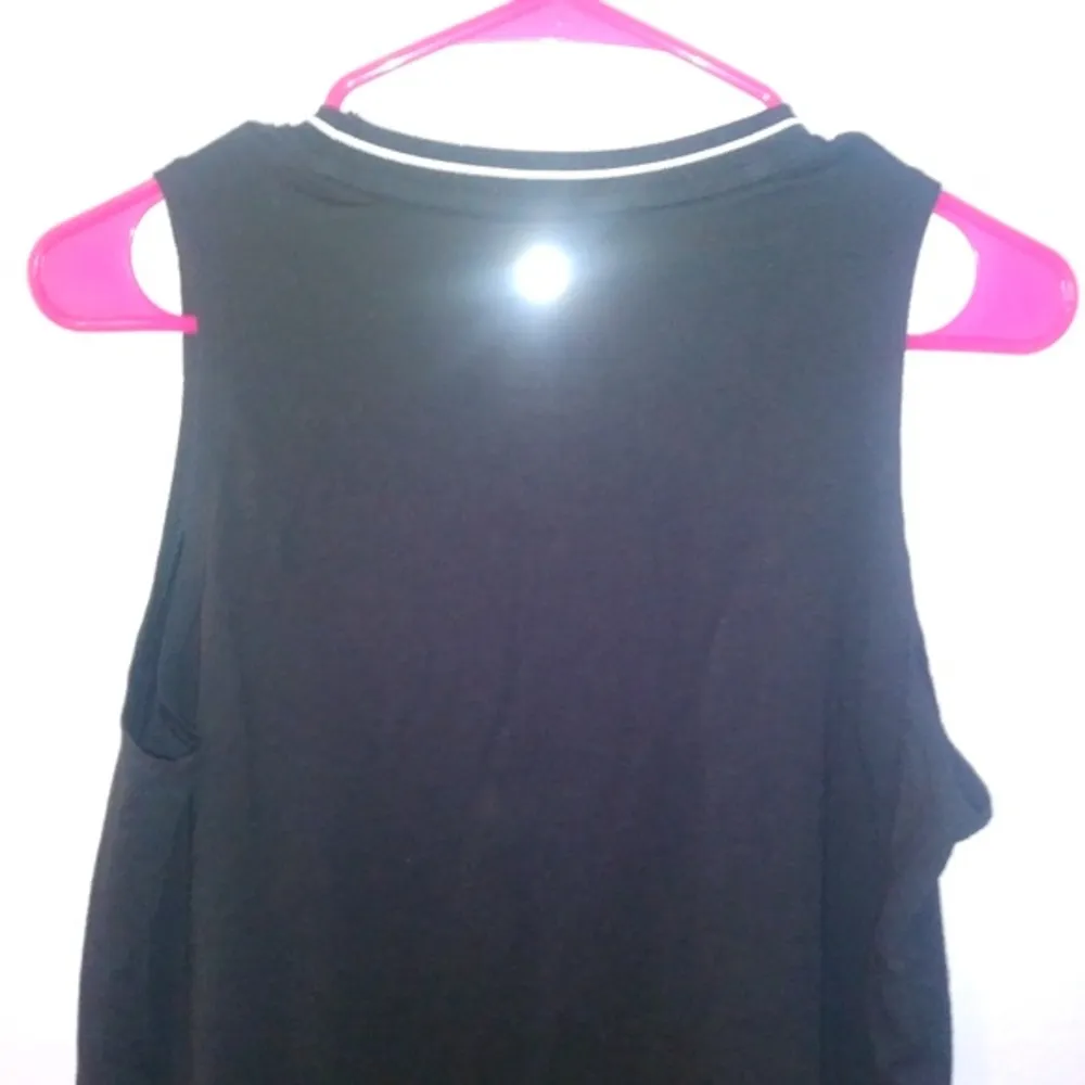 Avia black crewneck sleeveless athletic muscle tank top - Image 5