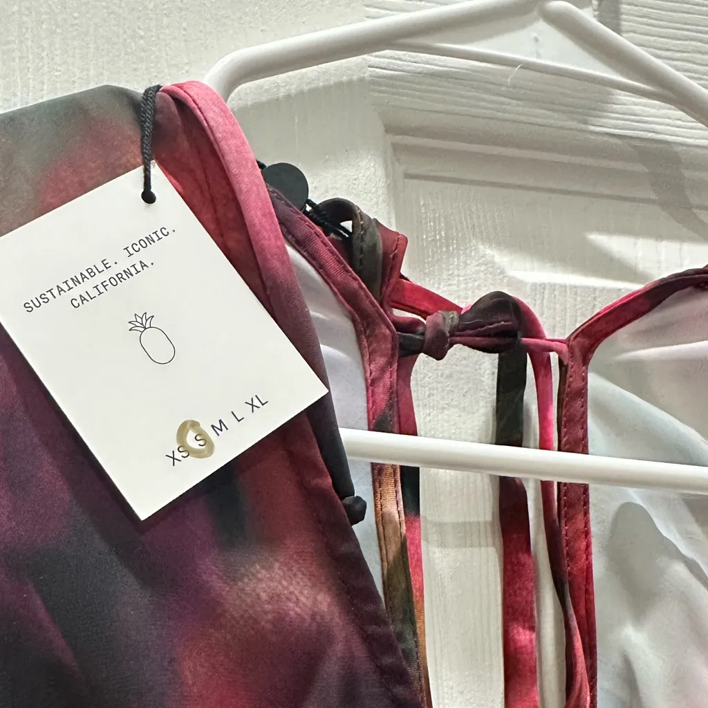 S Skatie Maddie Maxi Dress Satin - Amour - NWT - Image 5