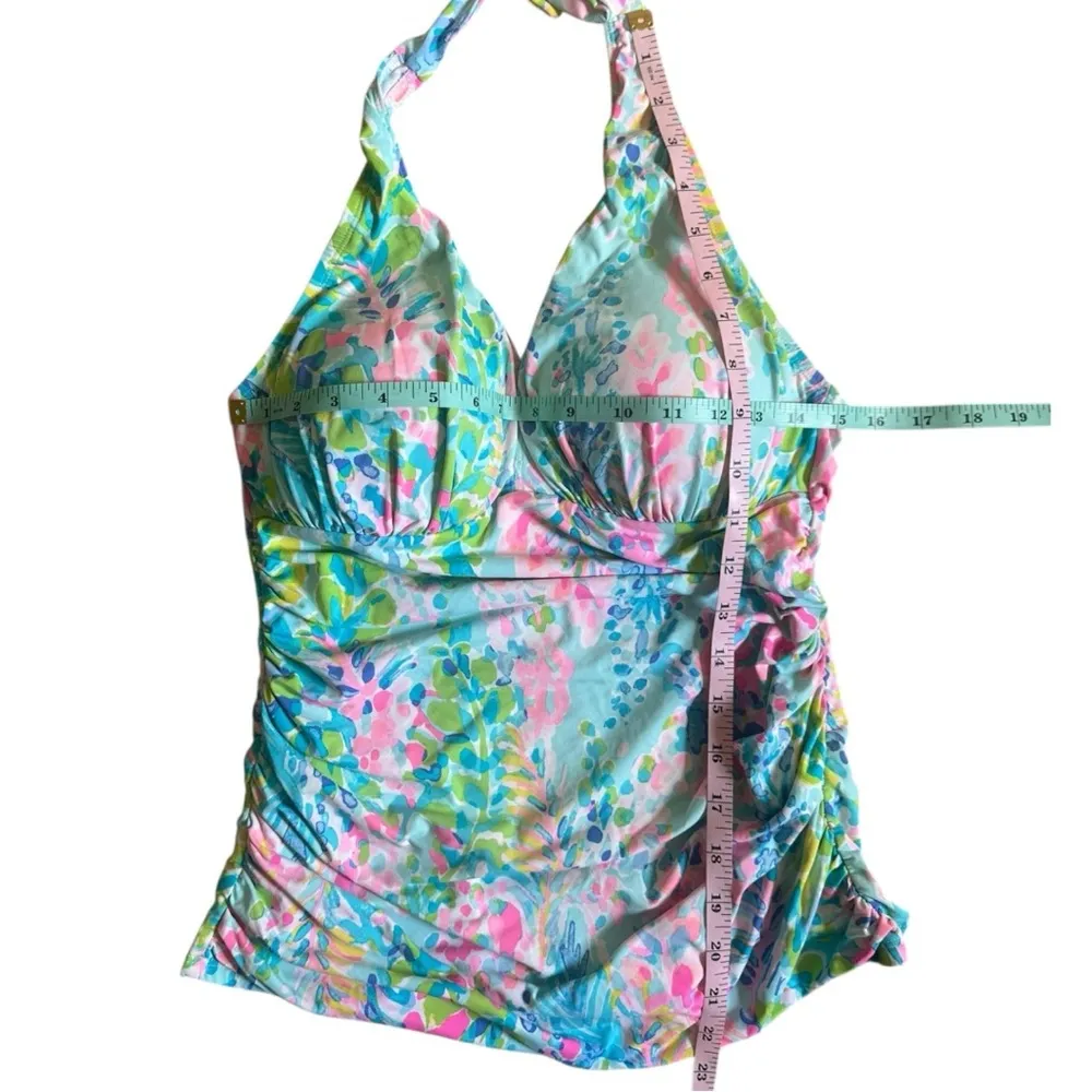 Lilly Pulitzer Catch the Wave Size 8 Bliss Tankini Top and Bottom Beach Tropical - Image 3
