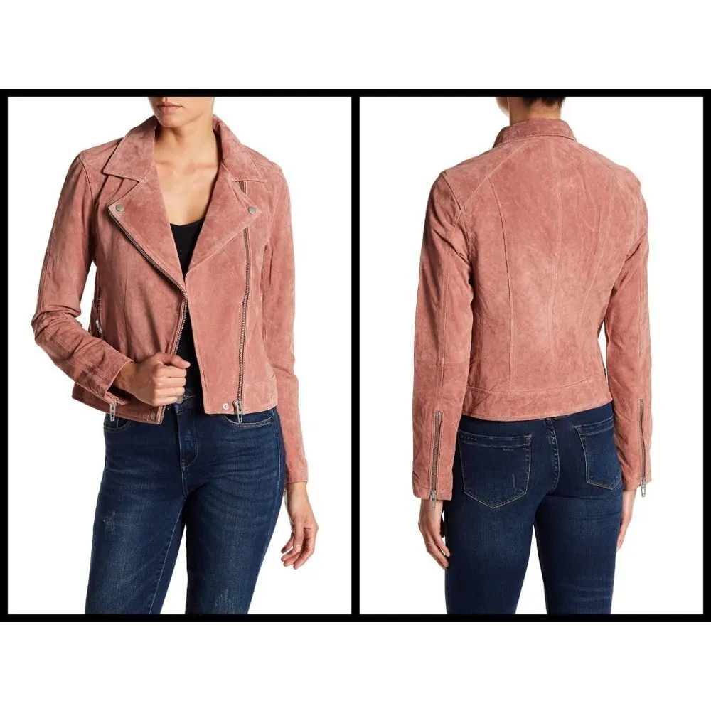 💕BLANKNYC💕 Suede Moto Jacket ~ Coral Cedar - Image 10