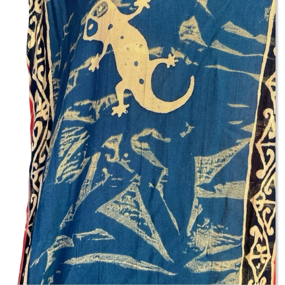 ⭐️HANDMADE Tribal Batik Boho Beach Swim
Coverup - Image 6