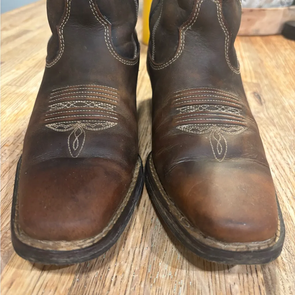 Durango 12” Western desert sand cowboy boot size 8.5 - Image 4