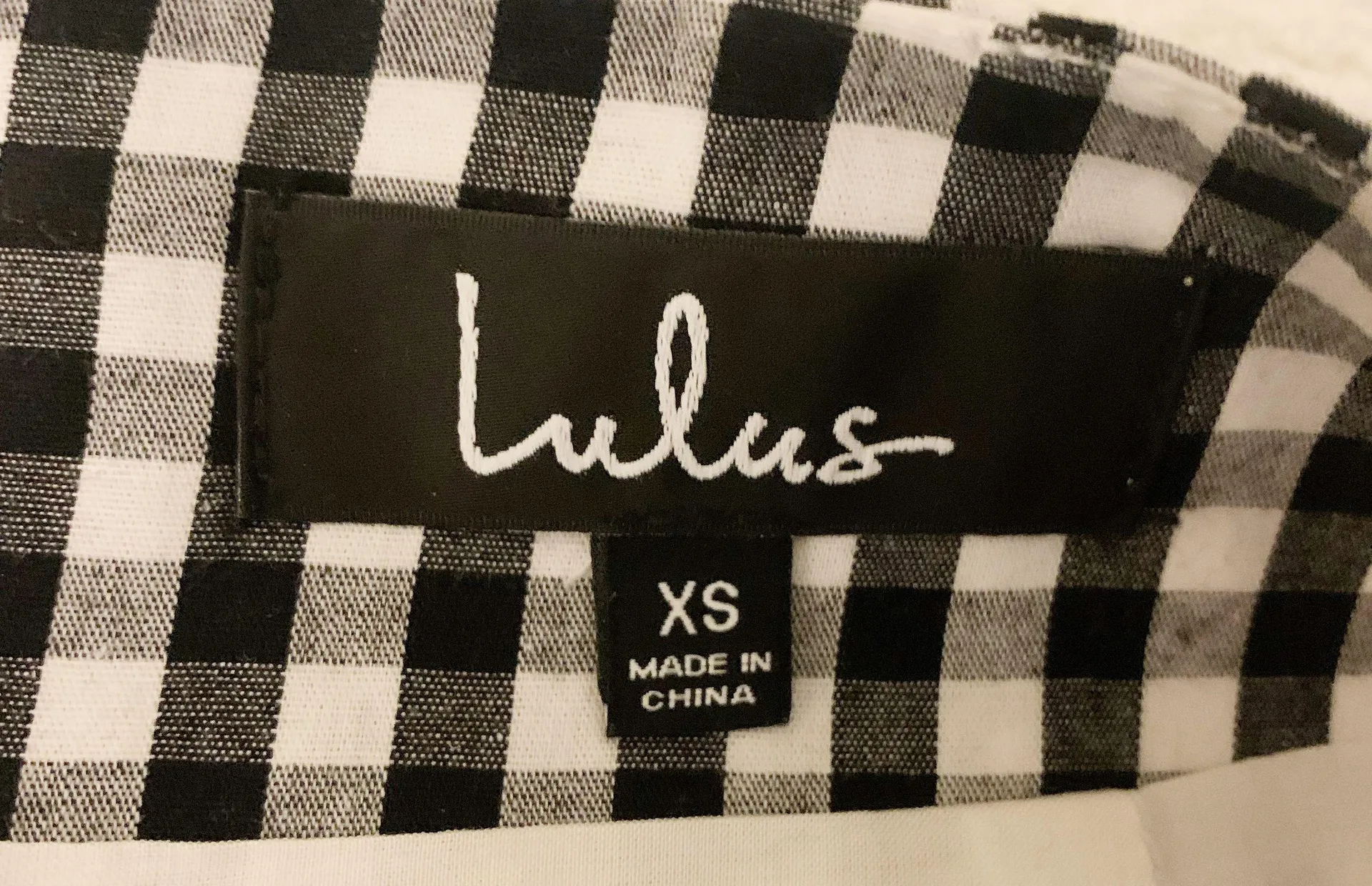 Lulu’s Gingham Ruffle Mini Skirt  - Image 6
