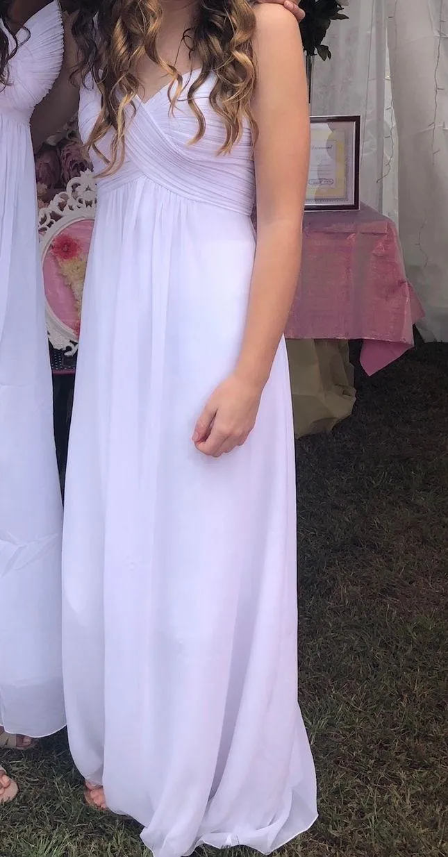 long white dress Size 4 - Image 2