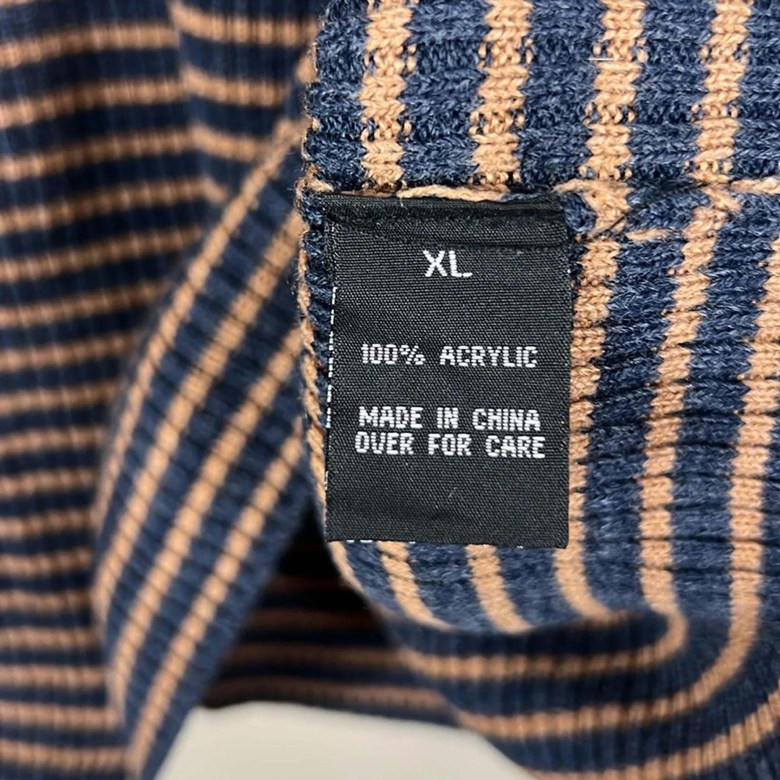 NWT By & By Sweater Dress Womens XL Blue Cowl Neck Striped Stretch Modest Fall - Image 6