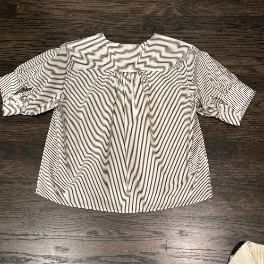 frame denim FRAME VNECK POPOVER - Image 3