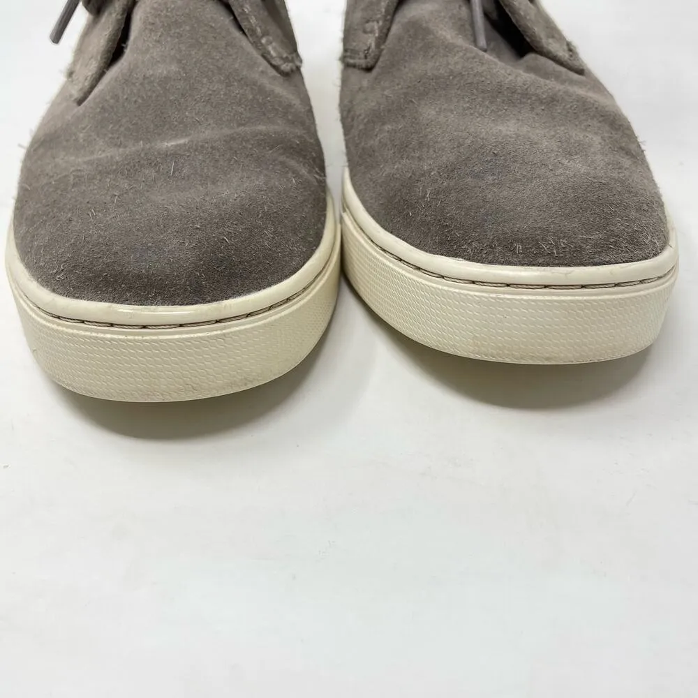 Gemma Dark Gray Suede Leather Chukka Ankle Boots Sneakers womens 7.5 - Image 4