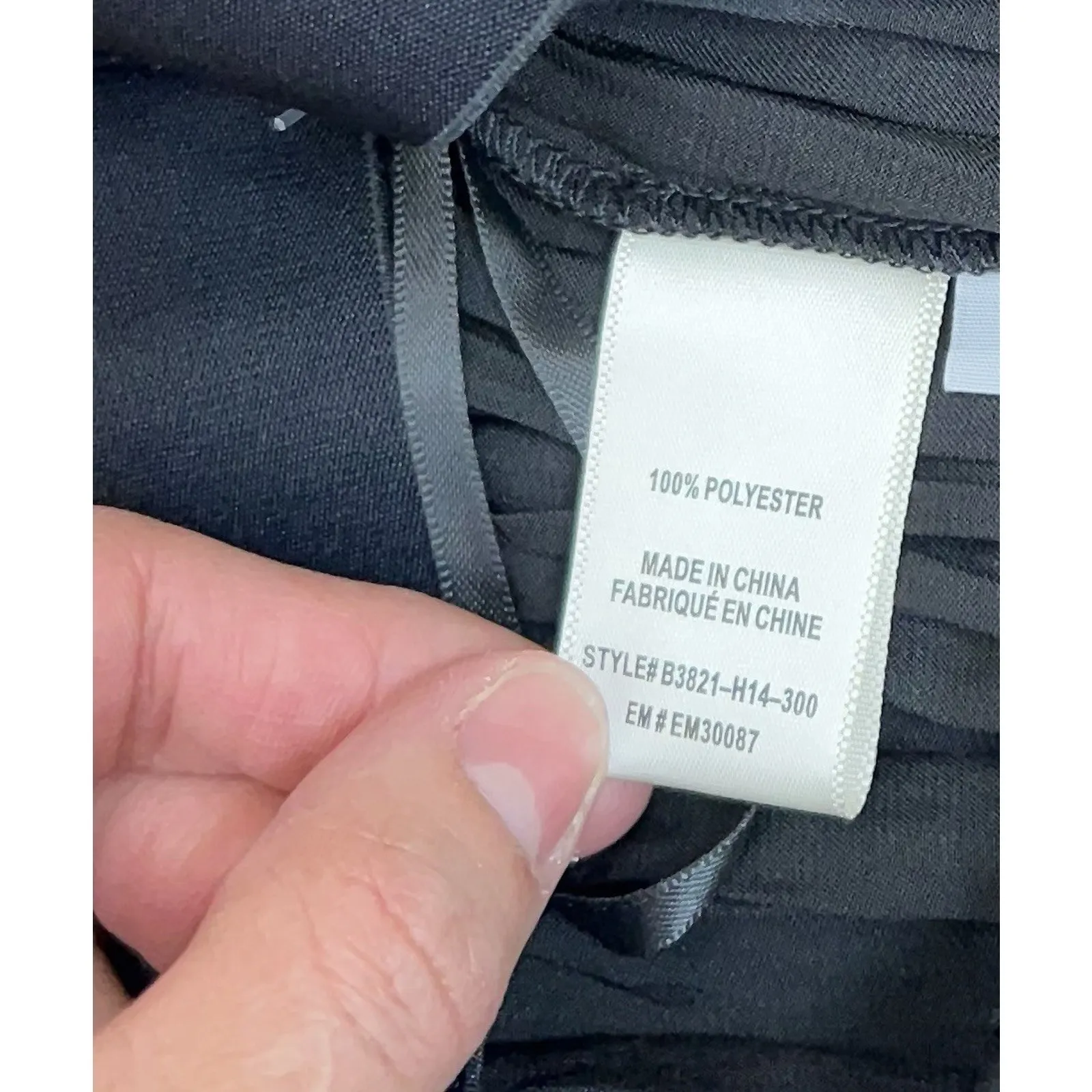 Bella Dahl Black Pleated Silky Finish Wide Leg Pants Women’s SZ M Elastic Waist - Image 11