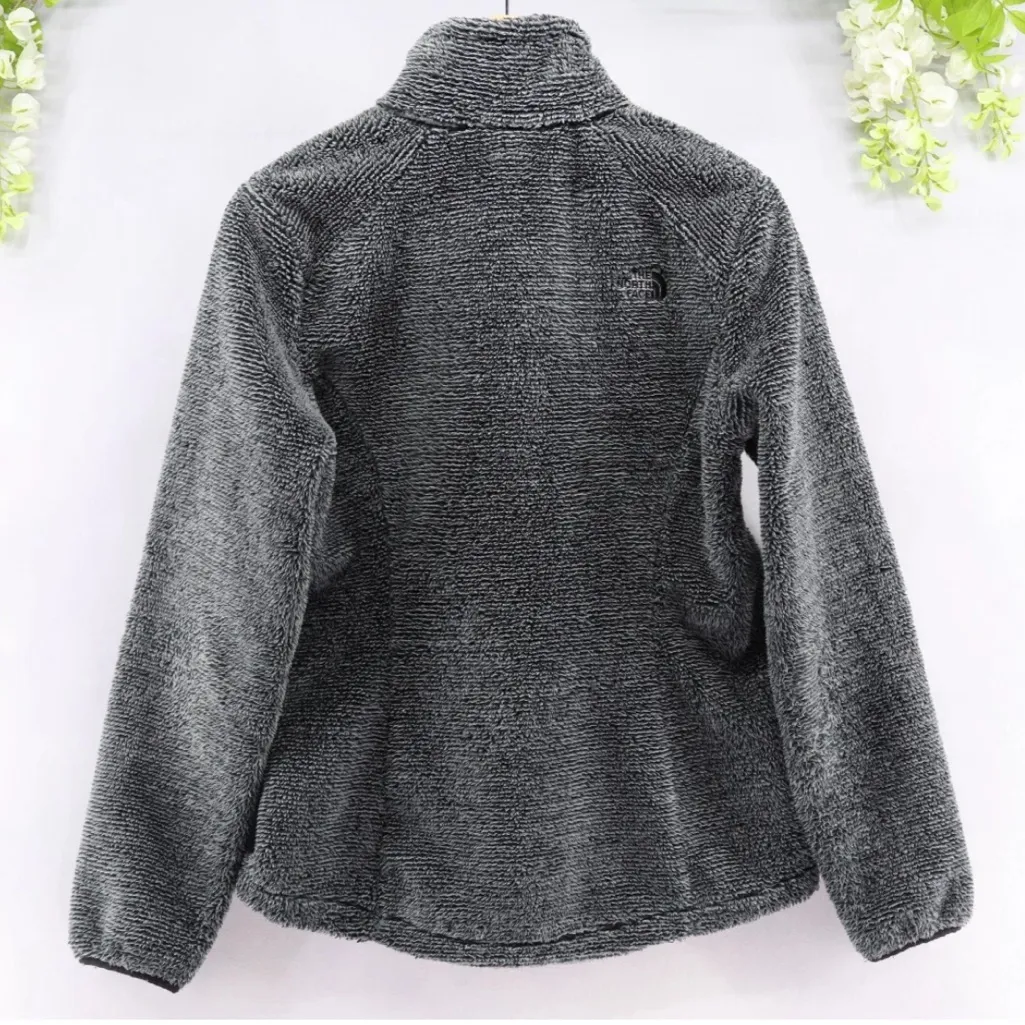 The North Face Gray Sherpa Fleece Full Zip Jacket Cozy Winter,  size  XL - Image 3