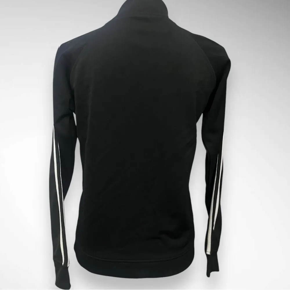 PLAYBOY Women's Black and White Full Zipper Jacket Medium‎ | EUC - Image 2