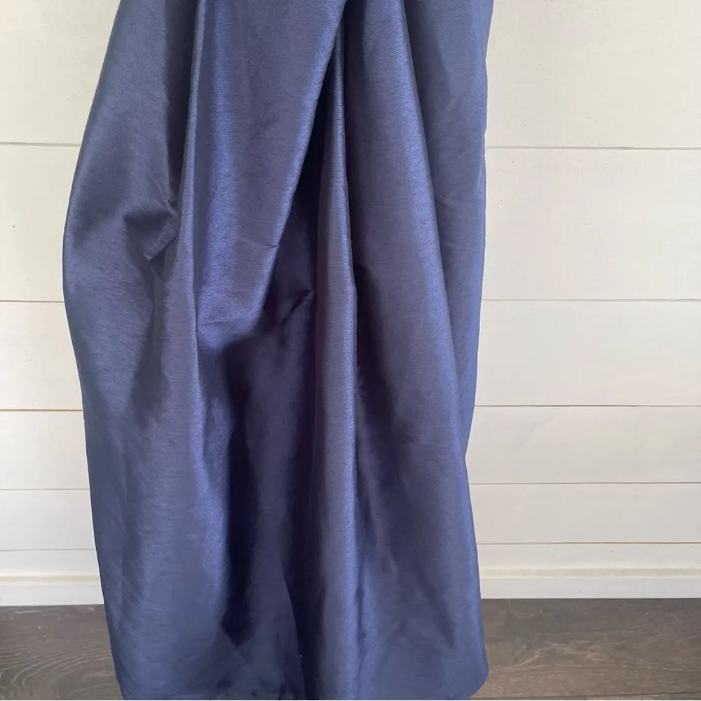 ML Monique Lhuillier Navy Jadore Gown - Image 9