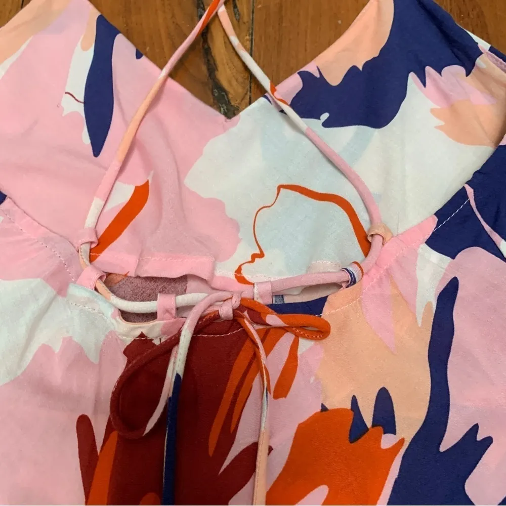 Le Salty Label Wylder Floral Midi Dress in Mimosa size XS Pink - Image 11