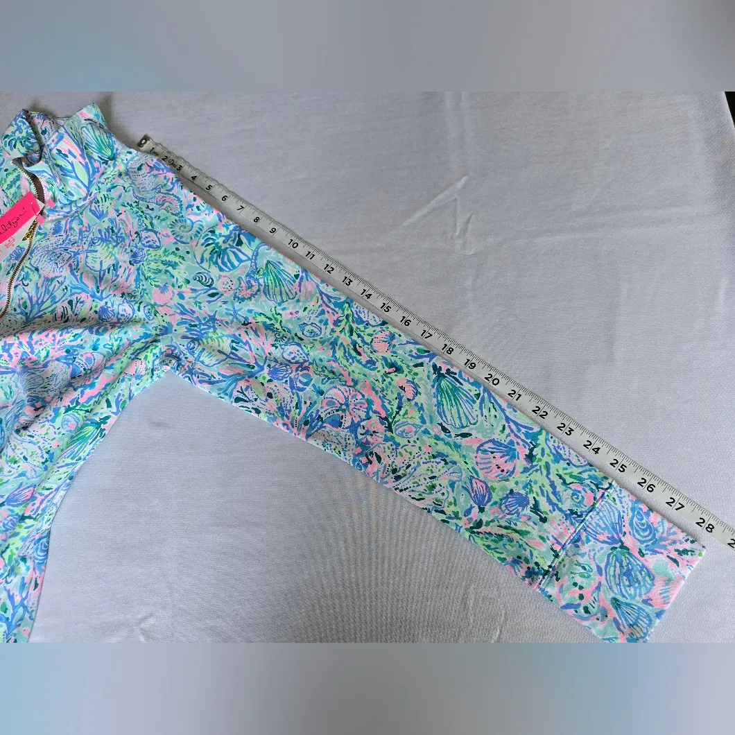 Lilly‎ Pulitzer UPF 50+ Skipper Popover Surf Blue Soleil It On Me Size S - Image 8