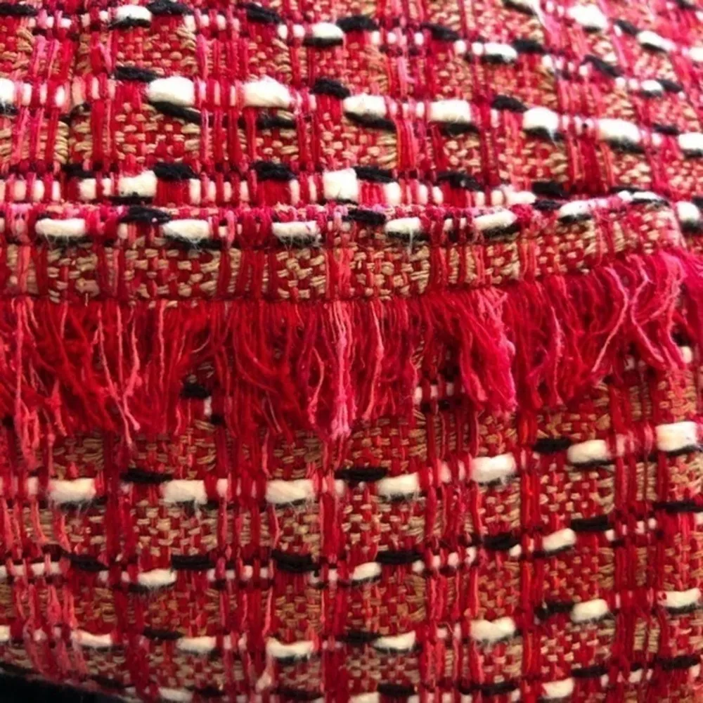 Doncaster Nubby Tweed Silk Fringe Trim Blazer 6 - Image 5