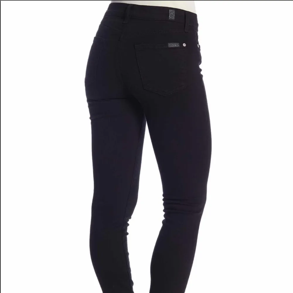 7FAM Roxanne dark wash stretch skinny jeans - Image 3