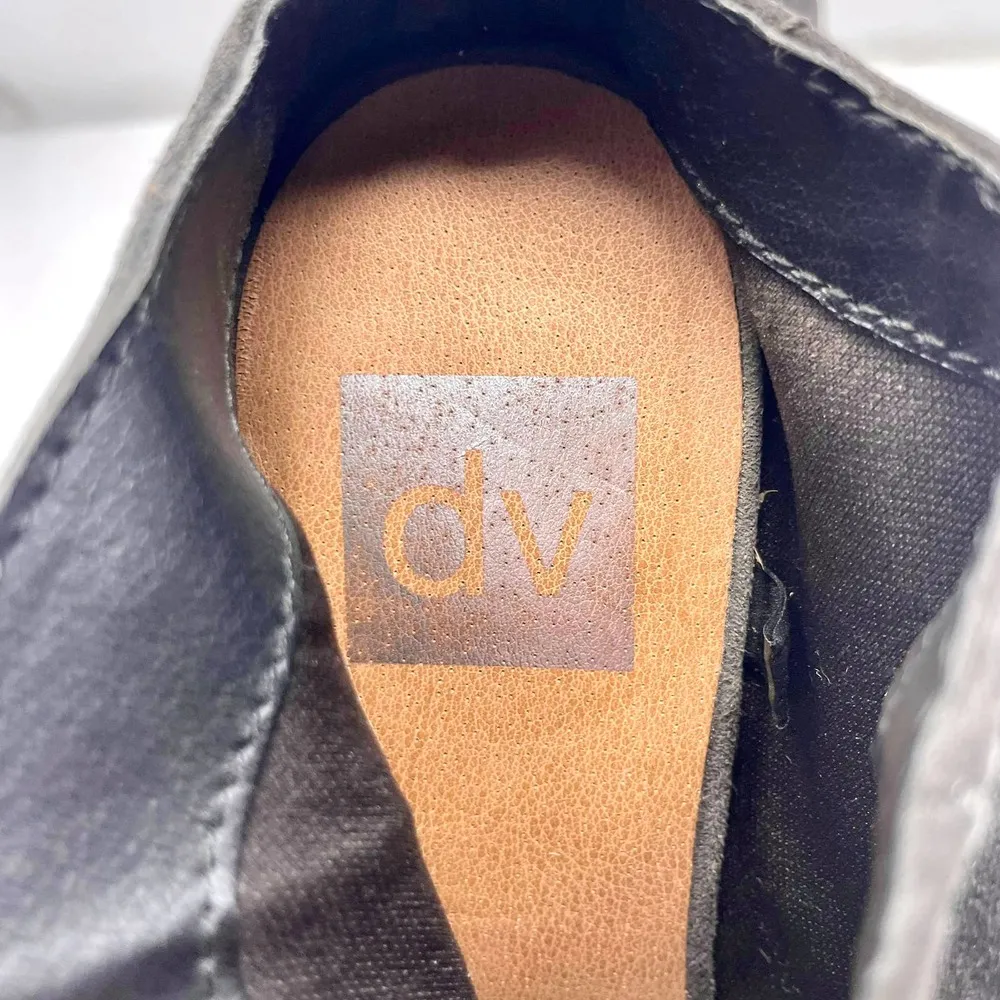 DV DOLCE VITA Gray Brown Faux Suede Mule Bootie Size 8 - Image 7