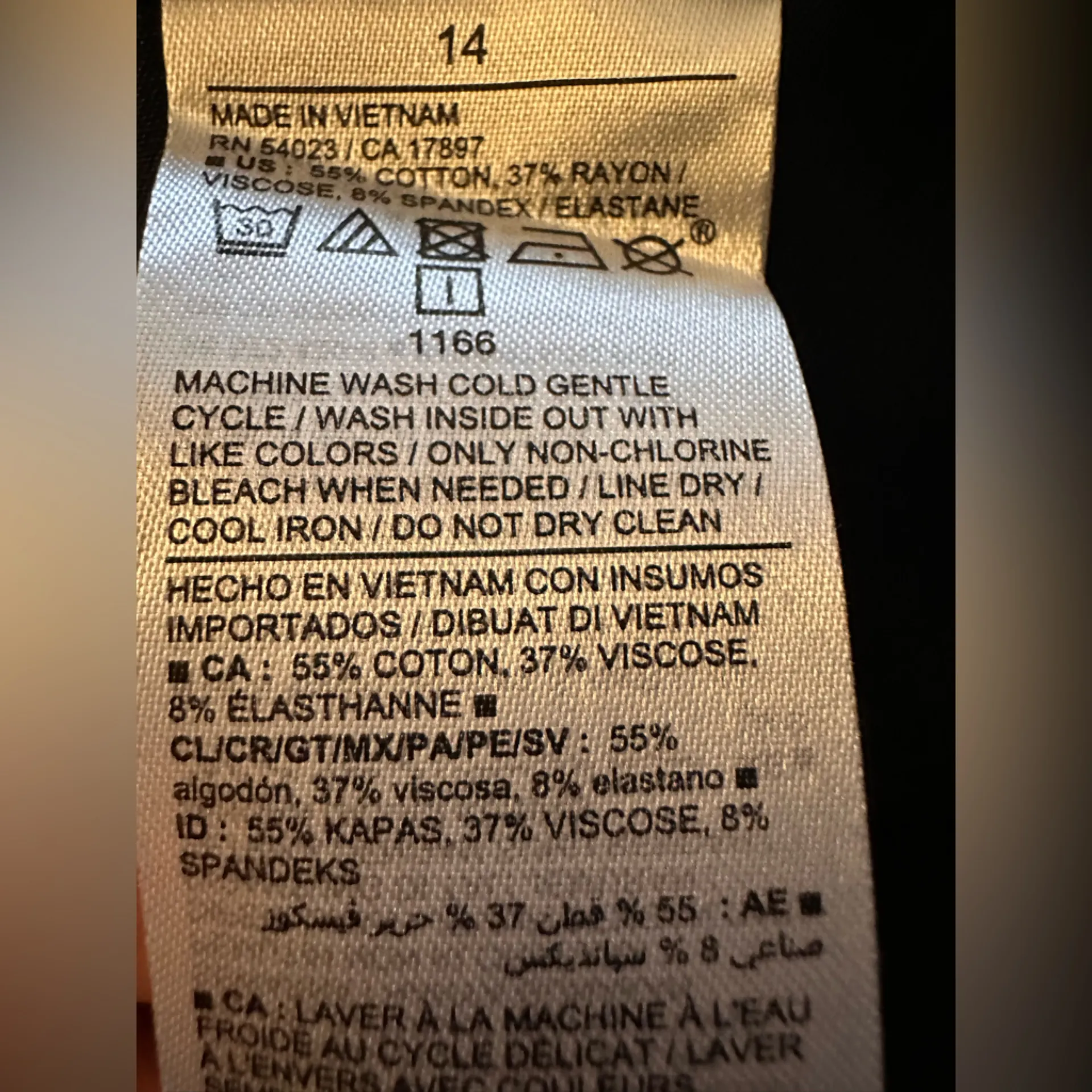 Old Navy Navy Blue High Rise Pixie Wide Leg Pants 14 NWOT - Image 5